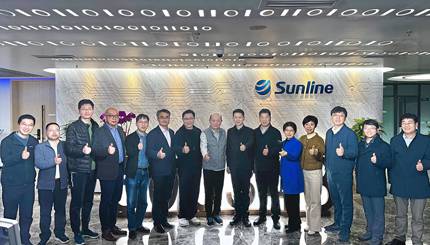 Hangzhou Dianzi University Delegation Visits Sunline for Exchange and Collaboration
